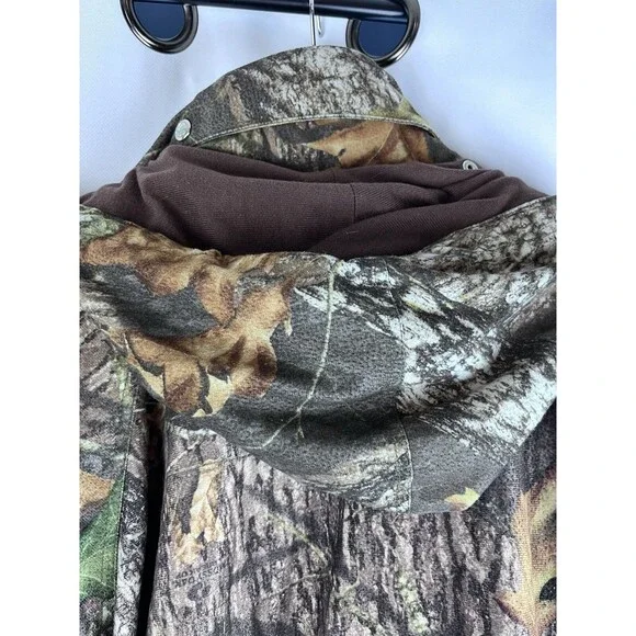 WOOLRICH Size Large Mens Reversible Realtree Camo Thermore Bomber Jacket - Picture 7 of 9